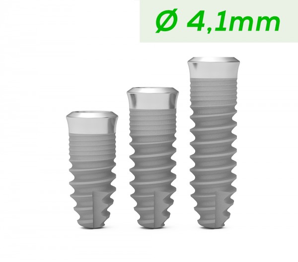 ICX-Premium TissueLevel Implantat gru?n, ? 4.1 mm